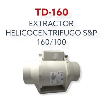 EXTRACTOR HELICOCENTRIFUGO TD-160 S P 160/100 EXTRACTOR HELICOCENTRIFUGO TD-160 S P 160/100