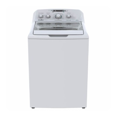 LAVADORA MABE 21KG CANASTA ACERO INOX 4 PERILLAS C/BLANCO CON AGITADOR 127V LMA71214VBAB0
