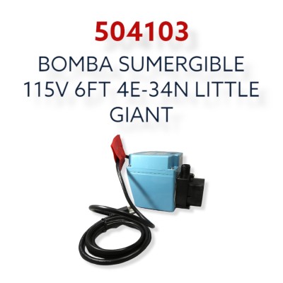 BOMBA SUMERGIBLE 115V 6FT 4E-34N LITTLE GIANT BOMBA SUMERGIBLE 115V 6FT 4E-34N LITTLE GIANT