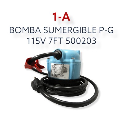 BOMBA SUMERGIBLE P-G 1-A 115V 7FT 500203 BOMBA SUMERGIBLE P-G 1-A 115V 7FT 500203